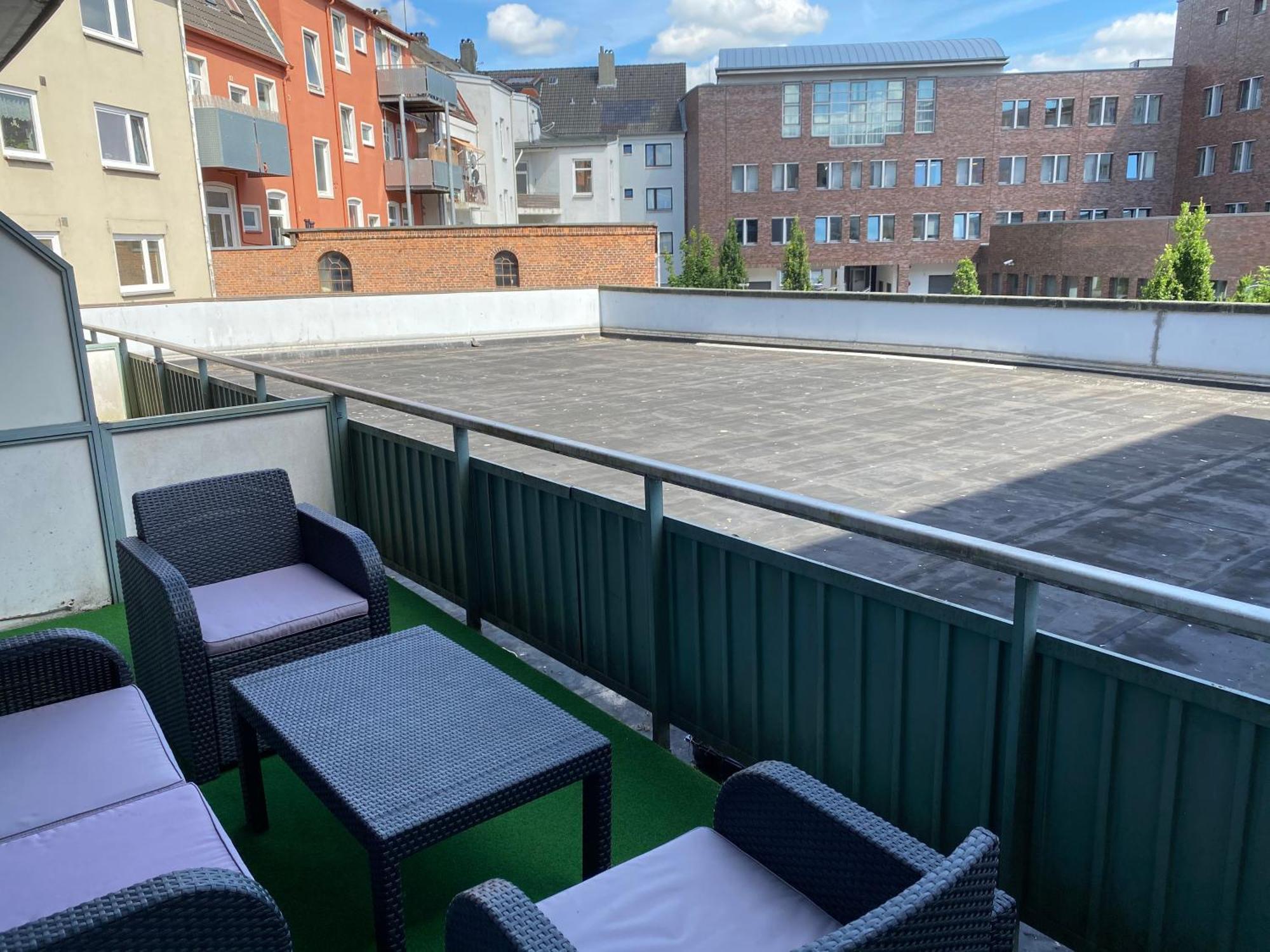 1,5-Zimmer Apartment Mit Balkon Am Hauptbahnhof Ноймюнстер Экстерьер фото